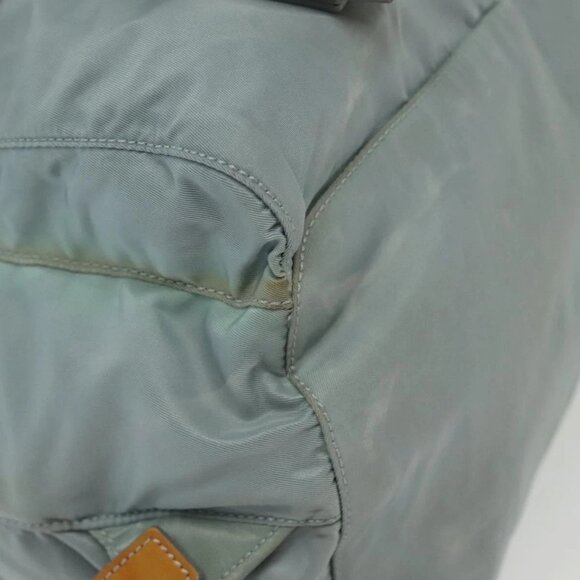 PRADA Backpack Nylon Light Blue Silver Auth BA5026 - Picture 5 of 16